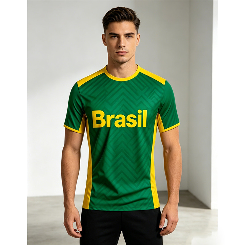 Brazil Football Jersey T-shirt - Outdoor Sport Name review and price