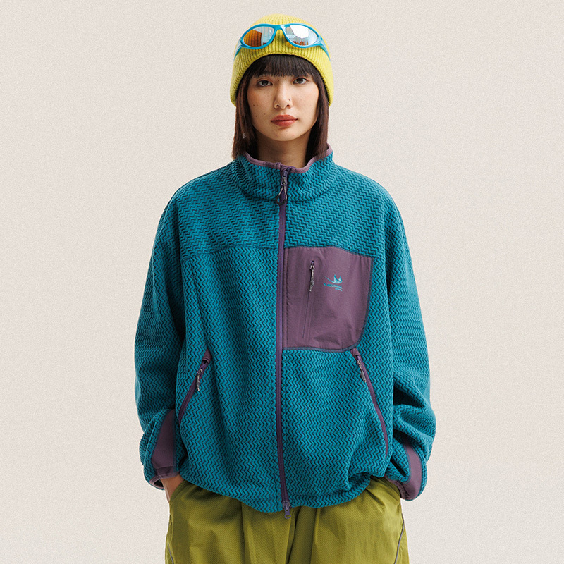 Autumn Winter Polar Fleece Wav - Outdoor Sport Coat review and price