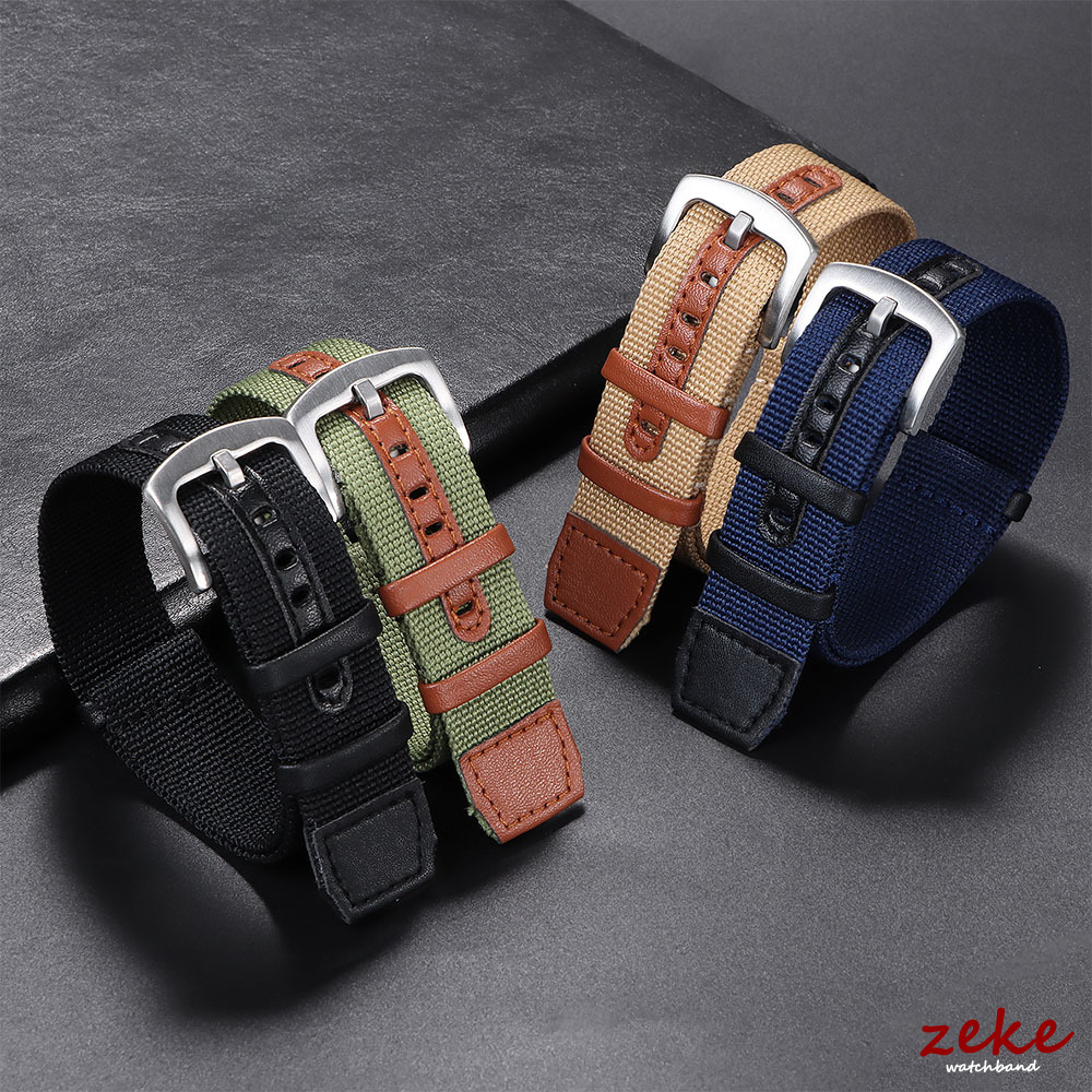 20mm 22mm Nylon Leather Watch  - Outdoor Sport Field review and price