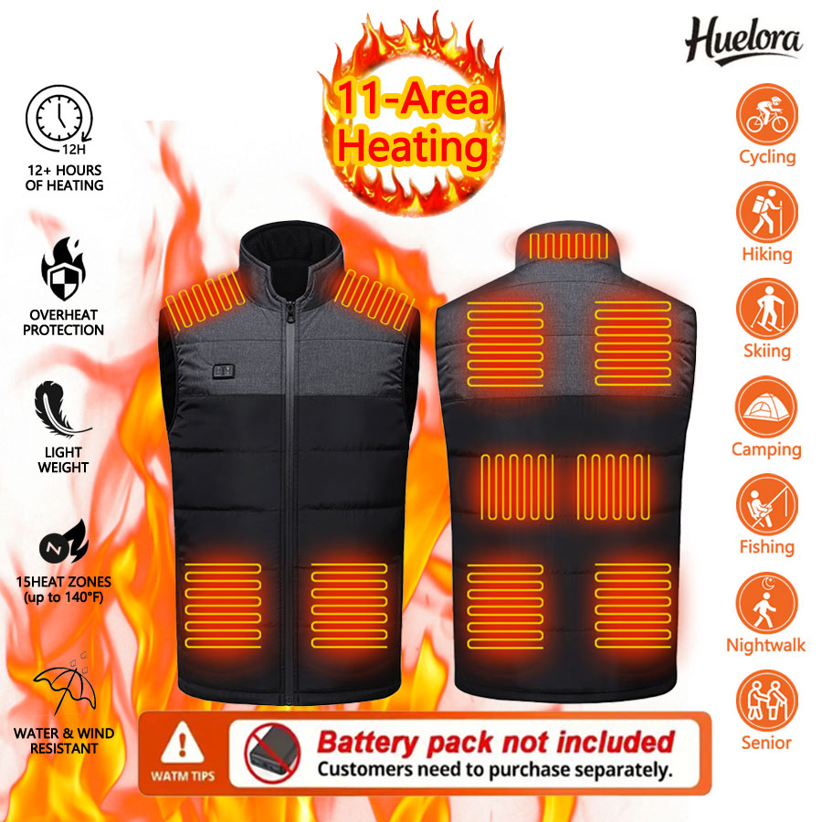 11 Area Heated Stand-collar Ve - Outdoor Sport Coat review and price