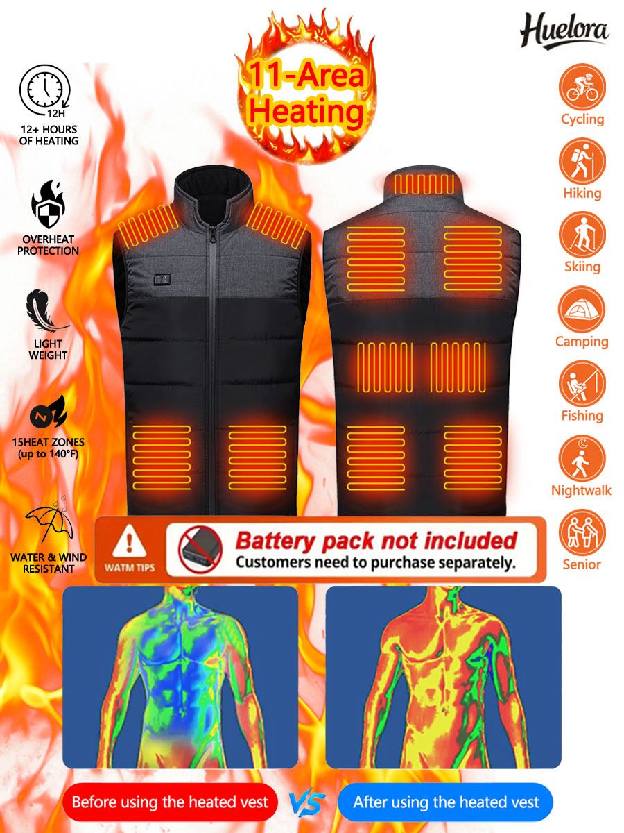 11 Area Heated Stand-collar Ve - Outdoor Sport Coat review and price