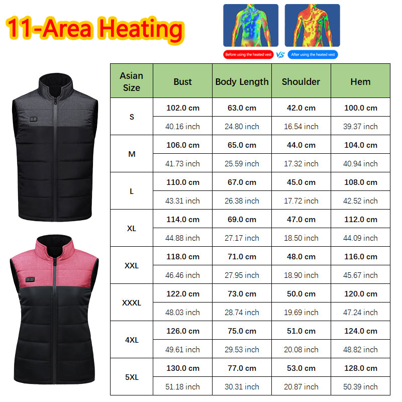 11 Area Heated Stand-collar Ve - Outdoor Sport Coat review and price